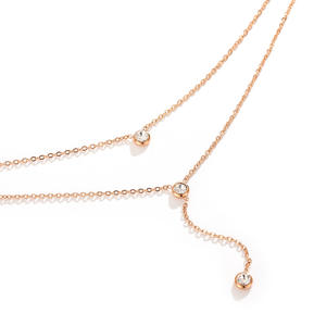 Jachon Hollow kolye paslanmaz çelik uzun geometrik kazak zincir kadın kolye moda kolye kolye - Product Image 2