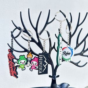 Wholesale Custom 2d/3d Soft Rubber <b>Key</b> <b>Chain</b> Silicone Keyring Plastic Pvc <b>Key</b> Holder <b>Chain</b> Personalised logo Fashion Keychains - Product Image 2