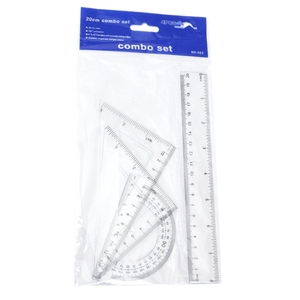 Lot de 4 règles en plastique épaisses pour étudiants, 10/20/30 cm, vente en gros d'usine, best-seller - Product Image 1