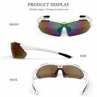 Lunettes de pêche personnalisées colorées TAC HD, monture TR90, verres PC, UV400, anti-reflets, anti-vent, anti-sable, pour sports de plein air diurnes