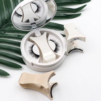 Extensions de Cils Magnétiques Souples Vente en Gros Fait à la Main Style Naturel Kit de Maquillage de Marque Privée avec Applicateur de Logo Personnalisé