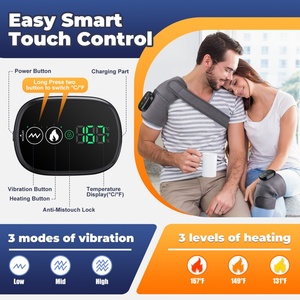 Smart Arthritis <b>Heating</b> Joint <b>Wrap</b> Vibration Physiotherapy Electric Knee Massager with <b>Heat</b> - Product Image 2