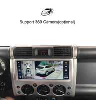 Vente en gros Android 12 pour Toyota FJ Cruiser 2008-2015Autoradio stéréo multimédia lecteur vidéo Navigation GPS sans fil carpe