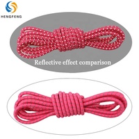 Lacets élastiques sans nœud personnalisables avec logo de marque, ronds, réfléchissants 3M, lacets élastiques pour chaussures, lacets de verrouillage
