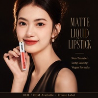 Gloss à lèvres anti-transfert longue tenue, rouge à lèvres liquide mat non-collant, gloss waterproof, logo personnalisé