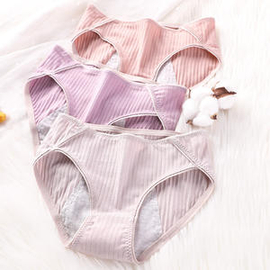 Bragas menstruales de algodón para mujer, embalaje Individual, venta al por mayor - Product Image 1