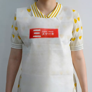 Delantales con logotipo impreso personalizado para niños, delantales de tela para niños, arte <span class=keywords><strong>escolar</strong></span>, pintura de artista, <span class=keywords><strong>delantal</strong></span> no tejido - Product Image 5