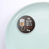 Spedizione Diretta di Badge Rotondi Personalizzati Stampati, Spille Personalizzate con Cartoni Animati, Citazioni Ispiratrici, Figure di Animali e Piante