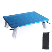 Table de pique-nique pliable en alliage d'aluminium moderne et léger, personnalisable, design durable et imperméable pour la randonnée et le camping