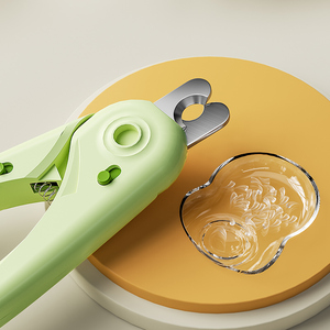 LED Light <span class=keywords><strong>Pet</strong></span> <span class=keywords><strong>Nail</strong></span> Trimmer-Aço Inoxidável Atacado Safe Dog Cat Grooming Ferramenta - Product Image 5