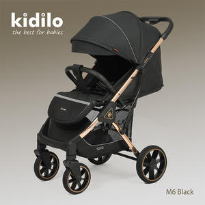 <span class=keywords><strong>Passeggino</strong></span> <span class=keywords><strong>Leggero</strong></span> Kidilo a Quattro Ruote, Portatile e Ampio, con Funzione Pieghevole, Adatto per Due Bambini, Posizione Seduta e Sdraiata - Product Image 4