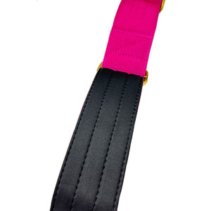 5 सेमी समायोज्य नायलॉन सामरिक नरम नियोप्रोन त्वरित रिलीज गोल्ड मेटल बकल कुत्ते कॉलर हैंडल के साथ हैंडल - Product Image 5