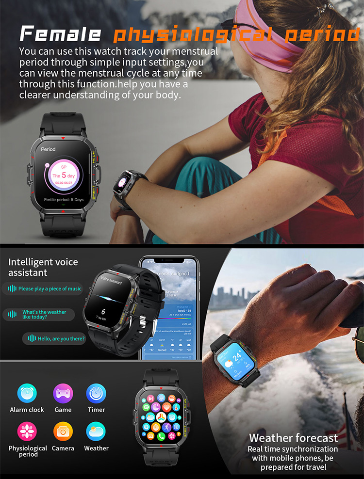 Activity Tracker Orologio Meteo Da Polso Orologio Da Polso Sveglia