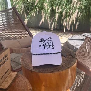 Divertida Gorra Trucker Bordada con Ovejas de Golf, Unisex, Ajustable, Blanca, Gorra de Béisbol Informal para Exteriores, Gorra para el Sol para Amantes del Golf - Product Image 4