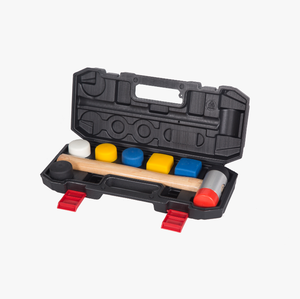 Marteau d'installation 8-en-1, ensemble de 42 mm, double face interchangeable, marteau à clous souple, manche en <span class=keywords><strong>bois</strong></span>, outils de charpentier - Product Image 3