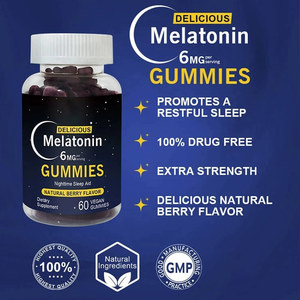 Gummies végétariennes bio personnalisées OEM <span class=keywords><strong>pour</strong></span> le sommeil, vitamines à la mélatonine <span class=keywords><strong>pour</strong></span> améliorer le sommeil, gummies à la <span class=keywords><strong>vitamine</strong></span> B6 - Product Image 4