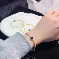 Bracelet chaîne tennis unisexe en argent 925 certifié, ambre bleu mexicain véritable, joncs manchette, bijoux fins, vente directe usine
