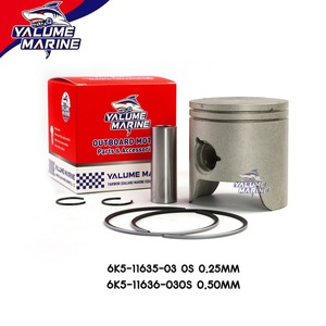 Kit de pistón Yamaha 6K5-11636-03 6K5-11635-03 para motor fueraborda de 2 tiempos y 60 CV, piezas de repuesto - Product Image 2