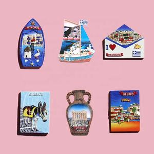Haute qualité grèce athènes <span class=keywords><strong>mer</strong></span> égée Souvenirs touristiques aimant de réfrigérateur faisant la Machine personnalisé 3D réfrigérateur aimant cadeaux - Product Image 5