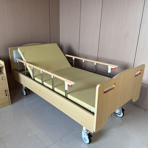 Cama de enfermería ajustable Kang Wanjia con manivela simple, cama médica para el cuidado de ancianos, uso doméstico, cuidado de pacientes en hospitales. - Product Image 2