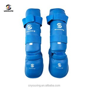Protetores de Canela e Pé Woosung WKF para Artes Marciais e Karatê - Product Image 2