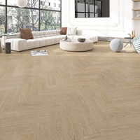 Plancher en vinyle Chevron de qualité supérieure, gaufré EIR, 6 mm 8 mm, plancher en vinyle SPC pour bureau