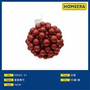 Ornamento di Natale in schiuma di 10CM bianco alla rinfusa 90 scatole Per cartone Per decorazioni albero e palla - Product Image 1