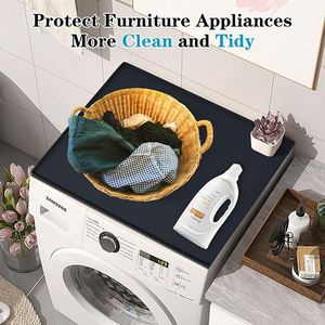 Tapis de protection en silicone pour lave-linge, imperméable, anti-poussière pour réfrigérateur, antidérapant, protection de comptoir en silicone - Product Image 2