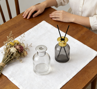 Vente chaude Luxe 180-220ml Bouteille d'aromathérapie en verre de style moderne Diffuseur de haute qualité et bouteille d'emballage
