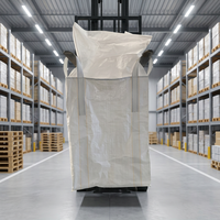Sac FIBC tubulaire en PP haute durabilité sur mesure à fond plat pour le transport et le stockage de sable minéral et de matières premières de construction