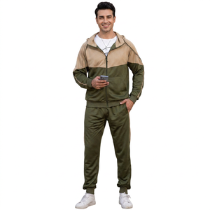 Conjuntos Deportivos Personalizados al por Mayor para Hombre, con Cremallera y Estampado Personalizado, Ropa de Calle de Invierno, Cómodos, a Precio Económico - Product Image 1