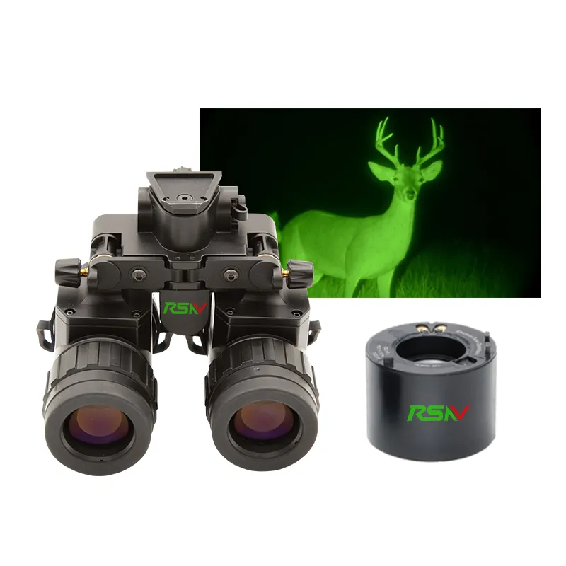 Green Image Intensifier Tube Real Gen2+ Gen3 IIIT Night Vision 50 FOV Lens Binoculars Night Vision PVS31