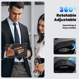 Funda para tableta para Lenovo Tab M11 TB330FU <span class=keywords><strong>Pad</strong></span> 2024 TB331FC con correa para las manos correa para el hombro y soporte giratorio - Product Image 4