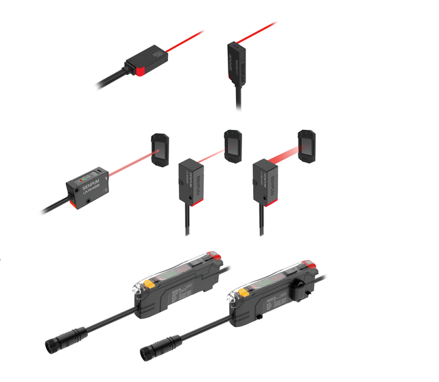 Senpum Multi-Purpose Laser Sensor Amplifier Separate Unit Laser Sensor for Industrial Automation Precision