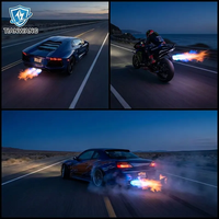 Kit lance-flammes à double échappement pour voitures et motos