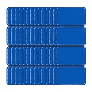 Blank Small Rectangle Shape Embroidery Logo Patch Baby Cloth Paste Shoes <b>Hats</b> <b>Bags</b> Sublimation Patch Decoration Iron-on Fabric - Product Image 3