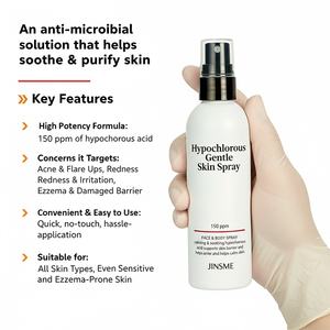 Spray Facial Orgánico Suave con Hipoclorito de Oloro para Aliviar el Enrojecimiento del Eczema, Vegano, Sin Aceites, Sin Silicona, 200 ml, Tónico Facial - Product Image 5