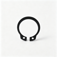 Durable Carbon Steel Type A Shaft Retaining Ring Elastic External Circlip For Mechanical Fastening