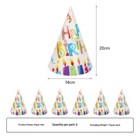 Nouvel ensemble de fête d'anniversaire pour enfants avec décoration thématique pour la décoration de la maison