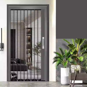 Cucina e camera da letto Bi-pieghevole <span class=keywords><strong>porta</strong></span> scorrevole in lega di alluminio altalena e scivolo Gas scudo invisibile calore isolamento freddo per wc balcone - Product Image 2