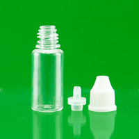 Bouteilles en plastique premium avec logo 5g/8g/10g, flacon compte-gouttes LDPE vide pour échantillons liquides, conteneur souple avec impression sérigraphique, colle incluse