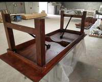 Table pliante en bois de haute qualité pour ferme, table pliante en bois pour événements, location de mariage, fête