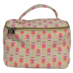<b>Handbags</b> with Border Red In Wholesale Price For Women Block Print Duffle Bags <b>Cream</b> New Design Fashion Women - Product Image 1