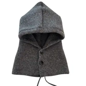 Écharpe à capuche chaude <span class=keywords><strong>de</strong></span> chapeau <span class=keywords><strong>de</strong></span> crâne <span class=keywords><strong>de</strong></span> béret d'hiver <span class=keywords><strong>de</strong></span> mode personnalisée des femmes avec le Style <span class=keywords><strong>de</strong></span> tricot <span class=keywords><strong>de</strong></span> cagoule <span class=keywords><strong>de</strong></span> cordon - Product Image 1