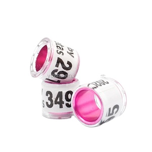 Race Duif Been Ring Vogel Been Band 8Mm Multi Color Aluminium + Plastic Milieuvriendelijk - Product Image 3