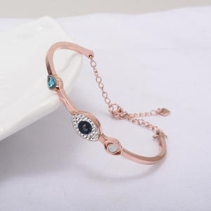 Gelang gaya Gotik mata iblis gelang tangan untuk wanita teman pasangan Turki aksesori perhiasan modis - Product Image 2