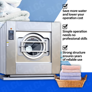 Lave-linge professionnel commercial entièrement automatique, équipement de blanchisserie robuste, capacité de 10 kg à 150 kg, lave-linge industriel - Product Image 3