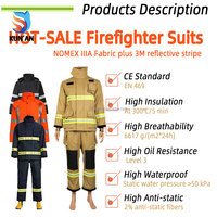 Veste, pantalon et tunique de pompier de style russe, européen et nouveau style pour les pompiers