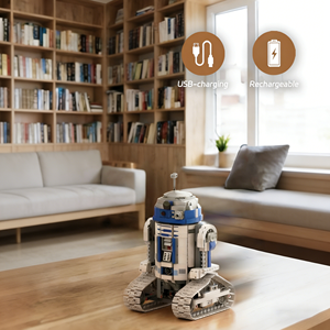 <span class=keywords><strong>Kit</strong></span> de construction de robot sur rail 70002, ensemble de construction DIY à thème, modèle de droïde astromécanique à collectionner - Product Image 3
