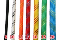 Corde d'escalade 12 mm, corde statique pour escalade sur roche et corde d'escalade